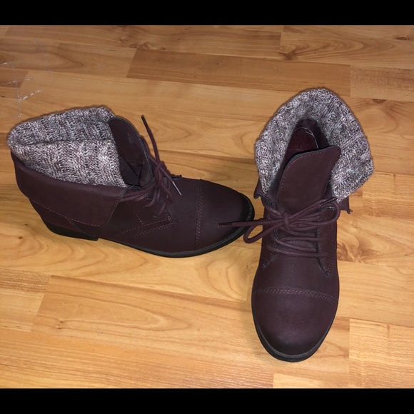 DSW Madden Girl Combat Boots - Picture 1 of 7